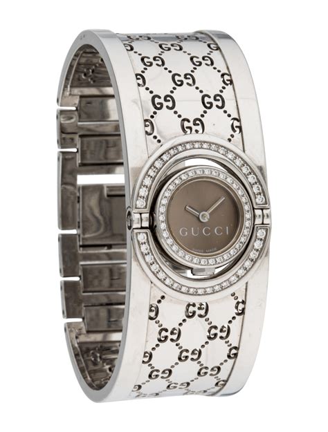 diamond gucci watch|gucci diamond watches for women.